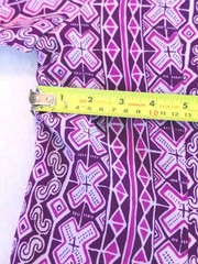 Vintage Hand Tailored Women’s Nehru Style Jacket Purple And White Knit No Tags