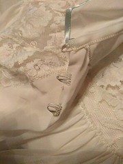 Vintage Eyeful by the Flaums Ornate Sheer Nylon Lace Robe 1950’s