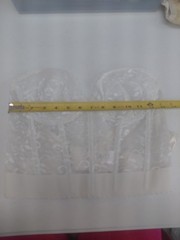 Vintage White Longline Bra Size 38B