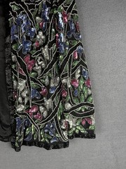VTG RINA Z Beaded Sequin Jacket 100% Pure Silk Women’s Size XL Art Boho Deco