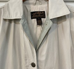 Vintage Eddie Bauer Rain Coat Trench Coat Jacket Beige & Sage Women’s S/P