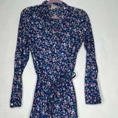 Vintage Liberty of London Floral Lawn Cotton Dress Size 16 (8)