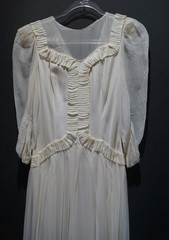 Vintage 1930’s Art Deco Wedding Dress 30s 40s Wedding Gown xxs xs