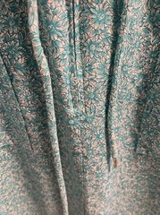 Vintage Just for Women Half Zip Short Sleeve Knee Length Housecoat Size 14 1/2