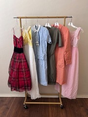 Vintage 50s 60s Dress Lot of 6 Mod Feminine Special Occasion Pieces, XS