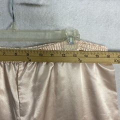 VTG Pink SATIN Pajama Pants Women’s Lounge Light 80s 90s J.O. Intimates S 32 x28