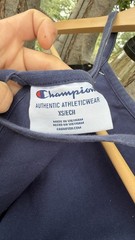 Vintage Champion Navy Blue Stretch Athletic Dress