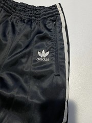 vtg USA MADE Adidas ATP Keyrolan Black S Track Pants Sweatpants Baggy Wide Leg