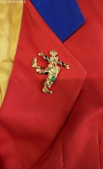 Vintage 90s Escada Margaretha Ley Women’s Multicolor Colorblock Blazer Jacket
