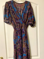 Vtg 1970s 80s LOT Of 6 Secretary Dresses Small-Medium Resale Boho Made in USA