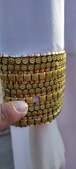 Goddess Bombshell Cosplay Egypt Long Sleeve Mermaid Cleopatra Gown Gold Metals M