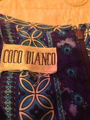 Coco Bianco Vintage 1990s Rayon Maxi Dress Size Large(pic) vibrant bohemian Blue