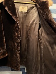 Vintage 1950s 60s Hudson’s Bay Company Brown Genuine Fur Coat