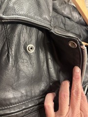 Vintage 70’s Sears The Leather Shop Motorcycle Ramones Jacket Womens 14* READ