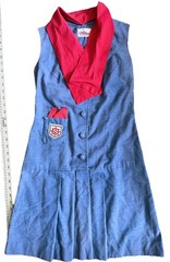 Vintage Liberty Square Denim Sailor Dress