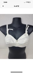 RARE Vtg Symbra Ette Bra NOS 32CC Style 162 1960s 60s New NOS White Beginner