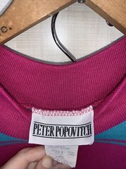Vintage 1980-90s Womens L-Long Sleeve Skirt Set By Peter Popovitch USA-7036