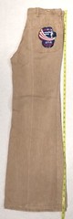 Khaki Washington Rappers (11.5”) Bell Bottom Pants/Jeans W32 L31.5 Vintage