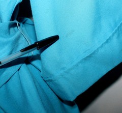 Anjac Fashions Womens Size 18 Shirt Dress Turquoise Blue Cuffed 3/4 Sleeve Belt