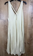 Laise Adzer Boho Vintage Cotton Rayon Blend Flowy Dress NWT