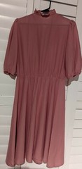 Vintage Sears The Fashion Place Women’s Dress Sz 16 Pink 5 Button Up MADE in USA