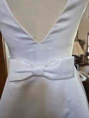 Jessica McClintock Wedding Dress Timeless Column Silhouette Low Back Size 6