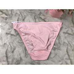 Vintage 90s Pink Bikini Panties Sz Medium Coquette Helene Miller By Bamboo NYC