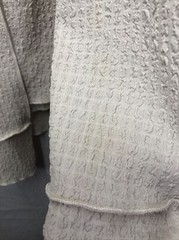 Vintage Connie’s Moon Light 3 PCs Skirt Set Size Large Cream Handkerchief Hem