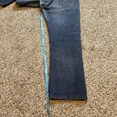 Vintage Levi’s 501xx Made in USA Women’s Distressing Size 29×36 Fit 27×28 Blue