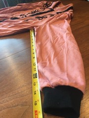 VTG Cricket Lane Pink Pullover Sock Hop Top M 50s Rockabilly Pin Up Womens L/S