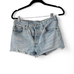 Levi 501 jean shorts in excellent condition. Button Fly. Size 28