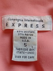 Vintage 1980s/1990s Sweet Pink Puff Sleeve Cottagecore Romantic 40s-Style Dress