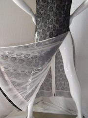 Gorgeous & Rare! VTG 60’s Jenelle of California Lingerie Lace Chiffon Lined S/M