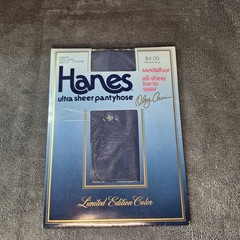 Hanes Ultra Sheer Pantyhose Limited Edition Indigo New 885f B