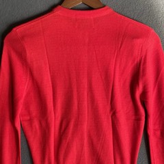 Vintage Cardigan Women’s Size S Red 1950s 100% Acrylic Fibre V-Neck Button Front