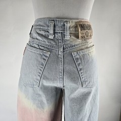 VINTAGE Union Bay Womens Size 5/6 Mom Jeans Ultra High Rise Tapered Tie Dye 90s