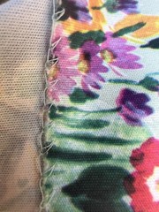 Women’s VTG 70’s House Dress Floral Knit Square Neck 42” Chest Day Dress NICE