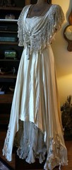 Rare early 1900’s Rowntree &Sons Scarborough, Eng Wedding Dress/ Art Nouveau