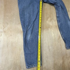 Vintage Guess Jeans Women 29 Blue Denim High Waist Zipper Ankle Made in USA