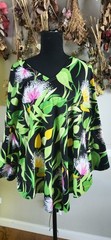 Vintage 1970s V Shape Top With Belt Loops As Pictured