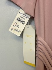 NWT Vintage 90s Peri Petites Pink Wiggle Dress 10P Secretary Cottagecore Button