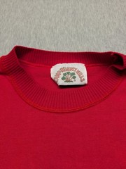 Vintage CAMP Beverly Hills Pocket sweatshirt Red No Size Tag/ XL See Measurement