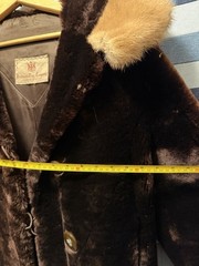 Vintage 1950s 60s Hudson’s Bay Company Brown Genuine Fur Coat