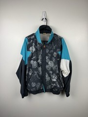 Vintgae Ellesse Windbreaker All Over Print Jacket Women’s Size 6 (24×25)