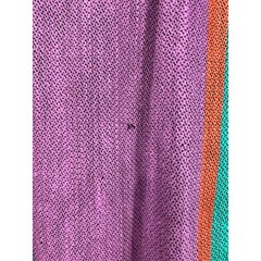 VTG 80s Prophecy Midi Skirt Womens XS Multicolor Purple Green Red Linen Blend