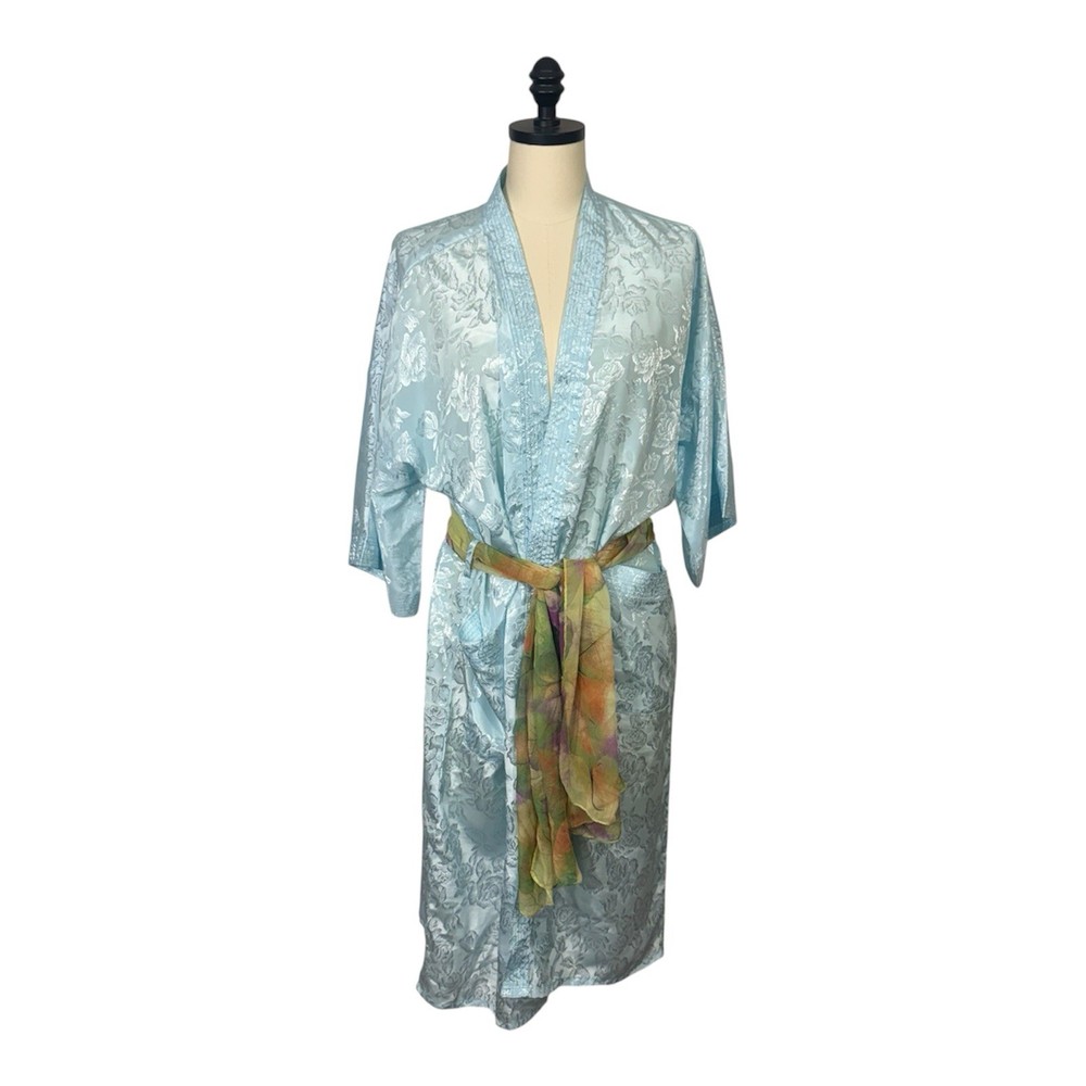 Vintage 100% Silk Robe 1980s Thailand