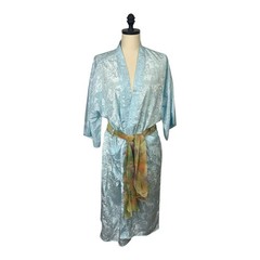 Vintage 100% Silk Robe 1980s Thailand