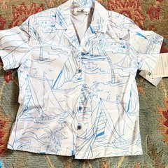 NWT Vintage Erin London Women’s Cotton Sailing Shirt Medium