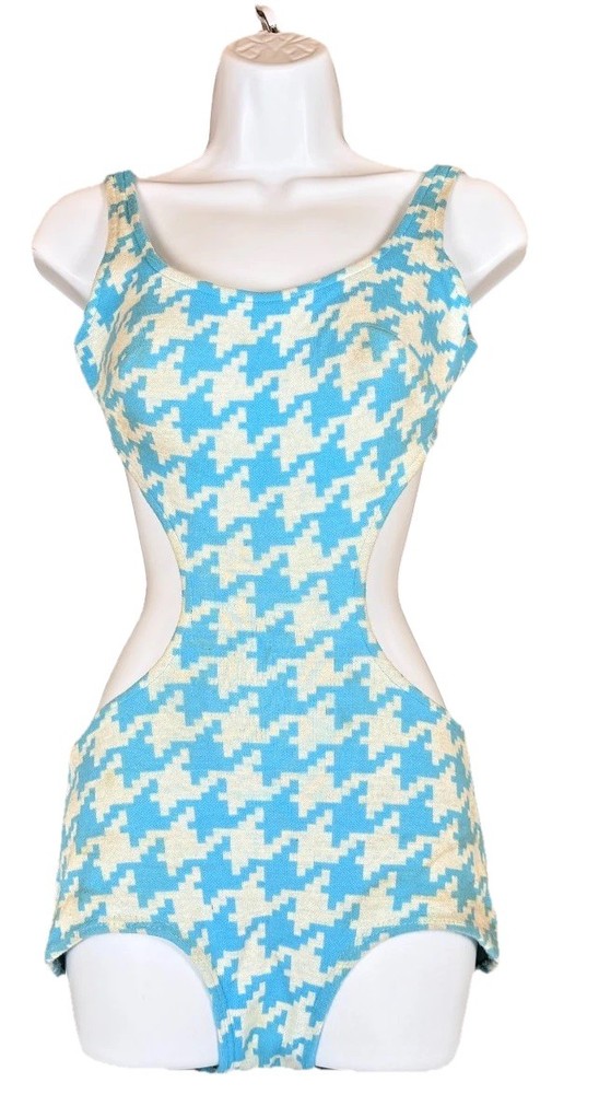 Vintage Sears Swimsuit 50s/60s Light Blue Small-Medium. Great Condition. Rare!