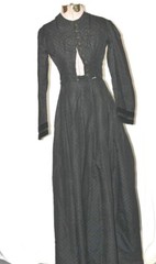 antique dress Civil War era one piece w/jacket unusual bust 30 original 1860